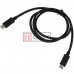 Шнур TCOM, штекер USB type C - штекер USB type C, Vers-3.0, 1м, чёрный