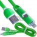 Шнур 2в1 TCOM, штекер USB А - штекер miсro USB + штекер iPhone6, зелёный, 1м, в блистере