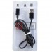 Шнур 3в1 TCOM, штекер USB А - штекер miсro USB + штекер Iphone + штекер USB type C, сменный, на магните, 1м