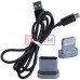 Шнур 3в1 TCOM, штекер USB А - штекер Місго USB + штекер Iphone + штекер USB type C, змінний, на магніті, 1м