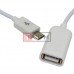 Шнур OTG TCOM, гнездо USB type А - штекер micro USB 5pin, 0.2м