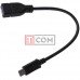 Переходник OTG TCOM, штекер USB 3.1 type C - гнездо USB type A, 0.2м, черный