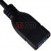 Переходник OTG TCOM, штекер USB 3.1 type C - гнездо USB type A, 0.2м, черный