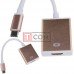 Переходник штекер USB type C 4K x 2K - гнездо HDMI, с шнуром 15см
