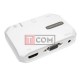 Конвертер HDTV 3в1 TCOM, гнездо USB А + гнездо 3.5мм - гнездо HDMI + гнездо VGA + гнездо AV 3.5мм, в коробке