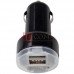 Автомобильная зарядка 2хUSB, 1A+2,1А