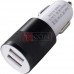 Автомобильная зарядка 2хUSB, 1A+2,4А