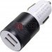 Автомобильная зарядка 2хUSB, 1A+2,4А