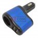 Автомобильная зарядка TCOM, гнездо прикуривателя + 2 USB 3.1А, цветная