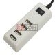 Сетевая зарядка TCOM на 4 USВ, (AC 220V/ DC 5V 4.2A), c кабелем 1,5м, белая