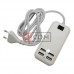 Мережева зарядка TCOM на 4 USВ, (AC 220V / DC 5V 3A), c кабелем 1,5м, біла Мережева зарядка TCOM на 4 USВ, (AC 220V / DC 5V 3A), c кабелем 1,5м, біла
