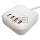 Сетевая зарядка TCOM на 4 USВ, (AC 220V/ DC 5V 2х2.4A+2x1A), c кабелем 1.5м