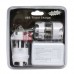 Сетевая зарядка TCOM на 4 USВ с адаптерами EU/US/UK/AU, AC 220V/ DC 5V 2.1A, белая