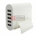 Сетевая зарядка TCOM, 5 гнезд USВ, AC 220V/ DC 5V, 8A, на подставке, c кабелем 1м