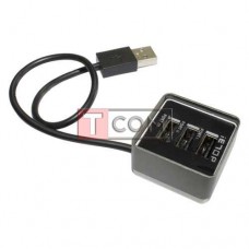 USB-Hub на 3 порти iETOP, USB2.0, чорний