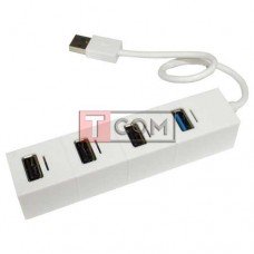 USB-Hub на 4 порта iETOP, USB3.0/2.0, белый