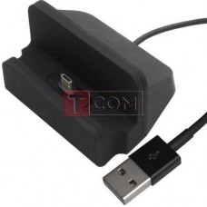 Док станция для зарядки micro USB TCOM, с шнуром USB, черная