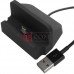 Док станция для зарядки micro USB TCOM, с шнуром USB, черная