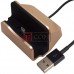 Док станция для зарядки micro USB TCOM, с шнуром USB, золотистая
