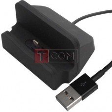 Док станция для зарядки iPhone TCOM, с шнуром USB, чёрная