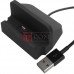 Док станция для зарядки iPhone TCOM, с шнуром USB, чёрная