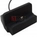 Док станция для зарядки iPhone TCOM, с шнуром USB, чёрная