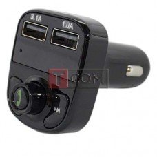 FM модулятор HY82 TCOM, microSD+Bluetooth+2xUSB