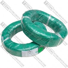 Одножильный силиконовый провод 26AWG (0,15мм.кв.) зелёный, 305м