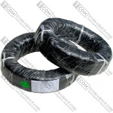 Провод силиконовый 1 жила 28AWG (0,08мм.кв.) TinCU, чёрный, 300м