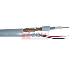 Кабель 3C2V (0,5Cu/32x0,12CCA) + 2x0,51Cu, диам.-5,0+2,5мм, белый, 100м Кабель 3C2V (0,5Cu/32x0,12CCA) + 2x0,51Cu, диам.-5,0+2,5мм, белый, 100м
