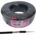 Кабель RG-58U (0,8Cu+2,9PE+Al foil+64x0,12CCA), диам.-5мм, чёрный, 100м