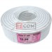 Кабель RG-6 EUROSAT (1,02Cu+96/0,12CCA), диам.-6,8мм, белый, 100м Кабель RG-6 EUROSAT (1,02Cu+96/0,12CCA), диам.-6,8мм, белый, 100м