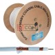 Кабель коаксиальный RG-6 (CCF660BV CCA) EUROSAT, одножильный, Cu, 64%, белый, 305м Кабель коаксиальный RG-6 (CCF660BV CCA) EUROSAT, одножильный, Cu, 64%, белый, 305м