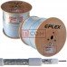 Кабель коаксиальный RG-6 (F660BV) EPLEX, одножильный, CCS, 64%, белый, 305м