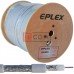 Кабель коаксиальный RG-6 (F660BV) EPLEX, одножильный, CCS, 64%, белый, 305м