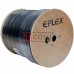 Кабель коаксиальный RG-6 (F690BV) EPLEX, одножильный, CCS, 96%, черный, 305м Кабель коаксиальный RG-6 (F690BV) EPLEX, одножильный, CCS, 96%, черный, 305м