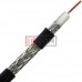 Кабель коаксиальный RG-6 (F690BV) EPLEX, одножильный, CCS, 96%, черный, 305м