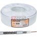 Кабель коаксиальный RG-6 (F690BV) EPLEX, одножильный, CCS, 96%, белый, 100м