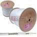 Кабель коаксиальный RG-6 (F690BV) EUROSAT, одножильный, CCS, 96%, белый, 305м