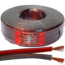 Кабель акустический Sound Star, Cu 2х0.34мм², красно-чёрный, 100м