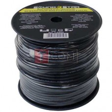 Кабель микрофонный Sound Star 4 жилы, 16×0.20мм, Cu, Ø7.2мм, чёрный, 100м