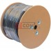 Кабель UTP KW-Link, Cat.5e, 4 пары, 0.51мм, CCA, Ø5.4мм, наружный c тросом, 305м
