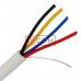 Кабель сигнальный VKcable, 4 жилы, без экрана, 7х0.22мм, CCA, белый, 100м