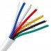 Кабель сигнальный VKcable, 6 жил, без экрана, 7х0.22мм, CCA, белый, 100м
