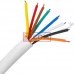 Кабель сигнальный VKcable, 8 жил, без экрана, 7х0.22мм, CCA, белый, 100м