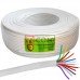 Кабель сигнальный VKcable, 12 жил, без экрана, 7х0.22мм, CCA, белый, 100м