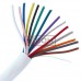 Кабель сигнальный VKcable, 14 жил, без экрана, 7х0.22мм, CCA, белый, 100м
