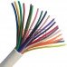 Кабель сигнальный VKcable, 20 жил, без экрана, 7х0.22мм,CCA, белый, 100м