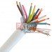 Кабель сигнальний VKcable, 10 жил, в екрані, 7х0.22мм, CCA, білий, 100м