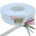 Кабель сигнальний VKcable, 14 жил, в екрані 7х0.22мм, Cu, білий, 100м